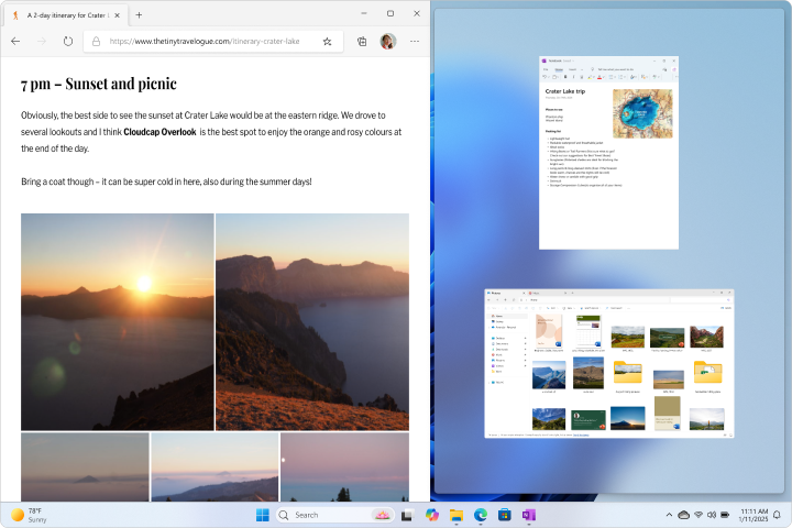 Windows 11: organizarea ferestrelor cu Snap Assist